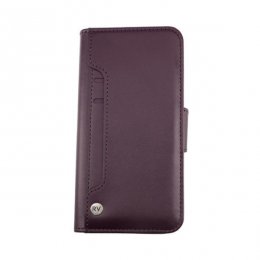 iphone 7 iphone 8 iphone SE 2020 revlon plånboksfodral 4st kortfack mörk körsbär färg tpu pu