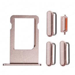 IPhone 6S Plus Simkortshållare, Sidoknappar - Roséguld