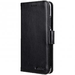 melkco iphone 11 wallet case pu plånboksfodral svart