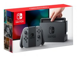 Nintendo Switch med Gray Joy-Con - Spelkonsol - Full HD - Grå, Svart