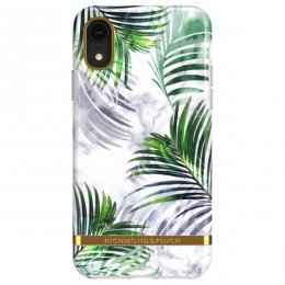 richmond & finch mobilskal till iphone xr white marble tropics