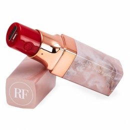 richmond finch lipstick powerbank pink marble rosa läppstift design 2600mah