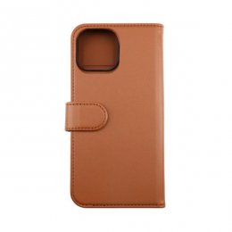 rvelon iphone 13 pro max magnetiskt plånboksfodral TPU PU artificiellt läder 4st kortfack gyllenbrun färg