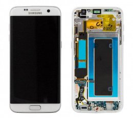 Samsung galaxy S7 Edge Skärm LCD & touch Original Vit