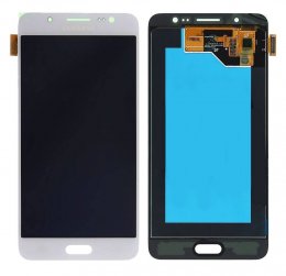 Samsung J5 2016 Komplett Skärm LCD & touch - Original - Vit