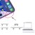 Knappar och Simkorthållare för iPhone 16/16 Plus - Vit