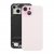 iPhone 15 Plus Baksida Glas med Magnet och Kameralins - Rosa