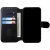 Rvelon iPhone 12 / 12 Pro TPU Läderfodral Ställ Minificka - Svart