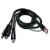 3-i-1 Kabel USB-A till Mikro/Type-C/Lightning
