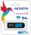 ADATA UV128 USB minne, 64GB, USB 3.0, svart/blå