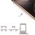 Knappar och Simkorthållare för iPhone 16 Pro och 16 Pro Max - Naturlig Titan