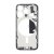 Mittenram med smådelar för iPhone 15 Pro - Vitt Titan OEM