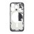 iPhone 15 Pro Back Cover Mittenram Original Blå med smådelar