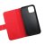 iPhone 12/12 Pro Plånboksfodral Magnetisk PU-fodral - Röd