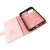 iPhone 13 Pro Max Plånboksfodral i Äkta Läder - Rosa
