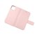 iPhone 13 Pro Plånboksfodral i Äkta Läder - Rosa
