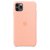 apple iphone 11 pro max silikonskal original grapefruit grapefrukt