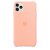 apple iphone 11 pro max silikonskal original grapefruit grapefrukt