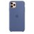 apple iphone 11 pro max original silikonskal linblå färg