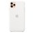 apple iphone 11 pro max original silikonskal vit färg