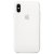 Apple iPhone XS Original Silikonskal Vit