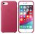 Apple Original ​Läderskal för iPhone 8 / 7 - Fuchsia