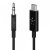 belkin rockstar usb-c till 3.5 mm avec ljudkabel svart