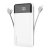 dudao k1pro powerbank 20000mah 15 watt 4x kablar type c lightning micro usb vit
