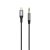 Dudao L11PRO 3.5mm Jack till Lightningkabel 1m Grå