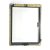 iPad 2 Komplett Glas & Digitizer med delar Svart