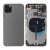 iPhone 11 Pro Max Baksida med Komplett Ram OEM Svart