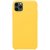 iphone 11 pro silikonskal flytande silikon farg color flera val billigt gul yellow