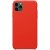 iphone 11 pro silikonskal flytande silikon farg color flera val billigt röd red
