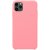 iphone 11 pro silikonskal flytande silikon farg color flera val billigt rosa