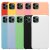 iphone 11 pro silikonskal flytande silikon farg color flera val billigt