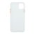 iPhone 11 Grind PC Skydd Silikonskal Transparent