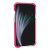 iphone 12 tpu plast genomskinlig svart skydd skal förstärkt stark extra rosa