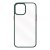 iphone 12 pro skal skydd svart rock guard pro skin feel series mörk grön orange