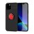 iphone 12 pro 12pro ring hållare grepp metall bilhållare röd svart red black