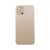 iPhone 12 Pro Max Baksida Glas med Självhäftande tejp Guld