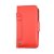 rvelon iphone 13 mini plånboksfodral TPU PU artificiellt läder 6st kortfack röd färg