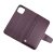 rvelon iphone 13 plånboksfodral TPU PU artificiellt läder 6st kortfack färg mörk körsbär