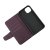 rvelon iphone 13 pro Max plånboksfodral TPU PU artificiellt läder 6st kortfack färg mörk körsbär