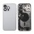 iPhone 14 Pro Max Baksida med Komplett Ram Silver