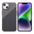 iPhone 15 Plus Mobilskal i Kolfiber Svart Vit