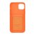 iphone 15 silikonskal med korthållare orange
