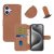 iPhone 16 Plånboksfodral Magnet Rvelon Brun