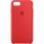 Apple iPhone 8 / 7 / SE 2 Silikonskal Original - Klarröd
