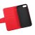 iphone 7 iphone 8 iphone SE 2020 revlon plånboksfodral 4st kortfack röd färg tpu pu