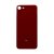 iPhone 8 Baksida Glas med Självhäftande tejp Röd